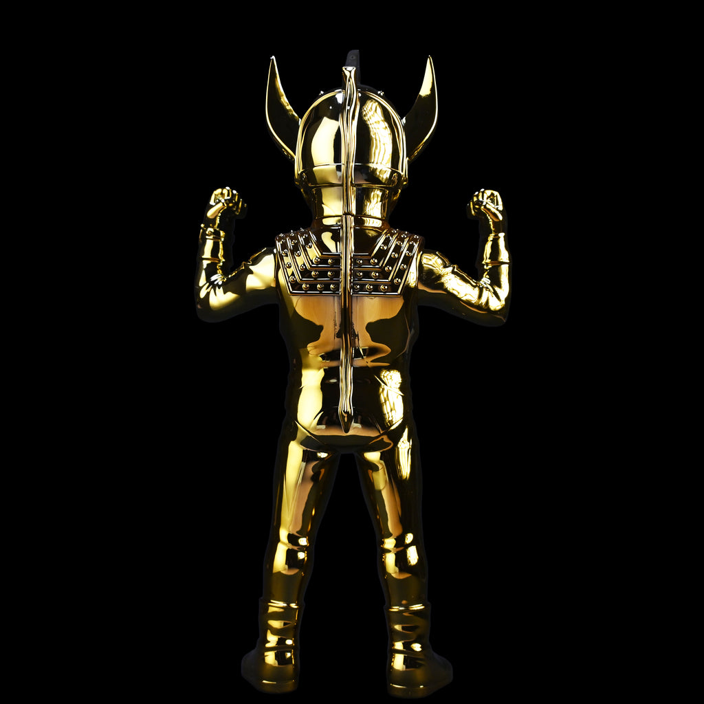 ULTRAMAN TARO Gold Chrome Ultra Dynamite Pose Version