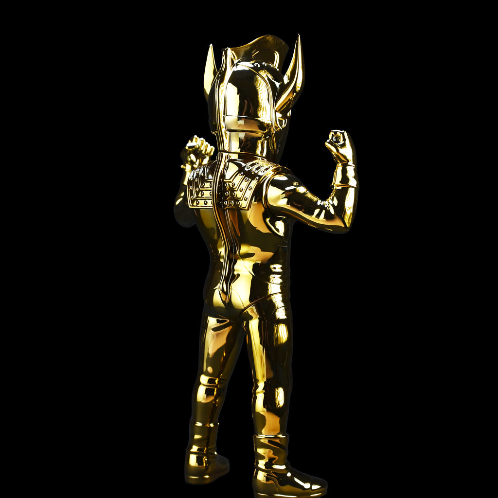 ULTRAMAN TARO Gold Chrome Ultra Dynamite Pose Version