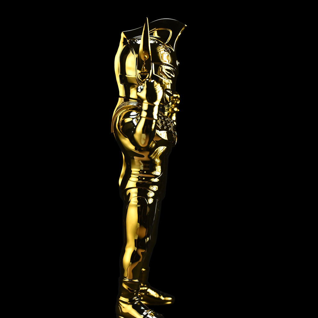 ULTRAMAN TARO Gold Chrome Ultra Dynamite Pose Version