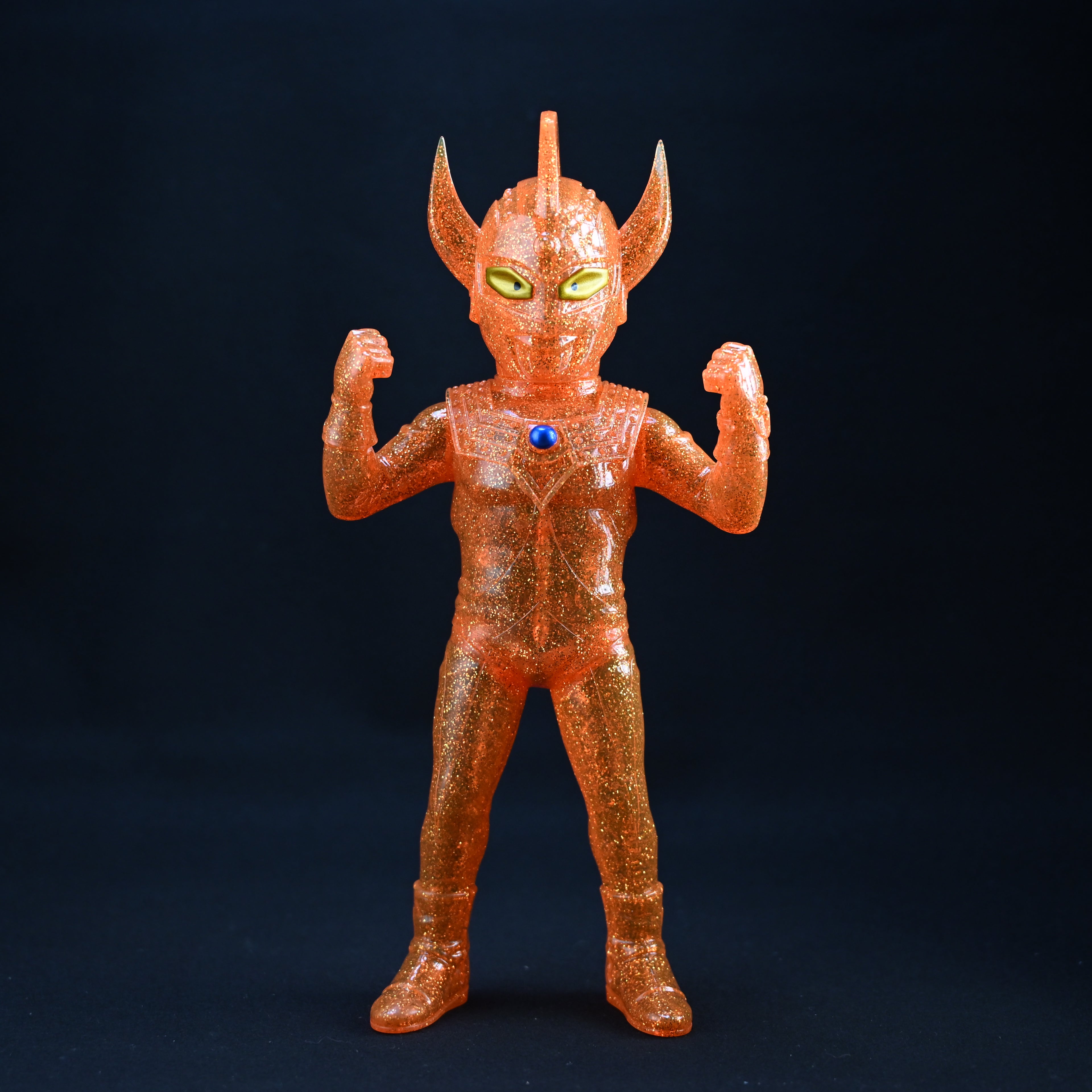 ULTRAMAN TARO Orange Gold Glitter Ultra Dynamite Version
