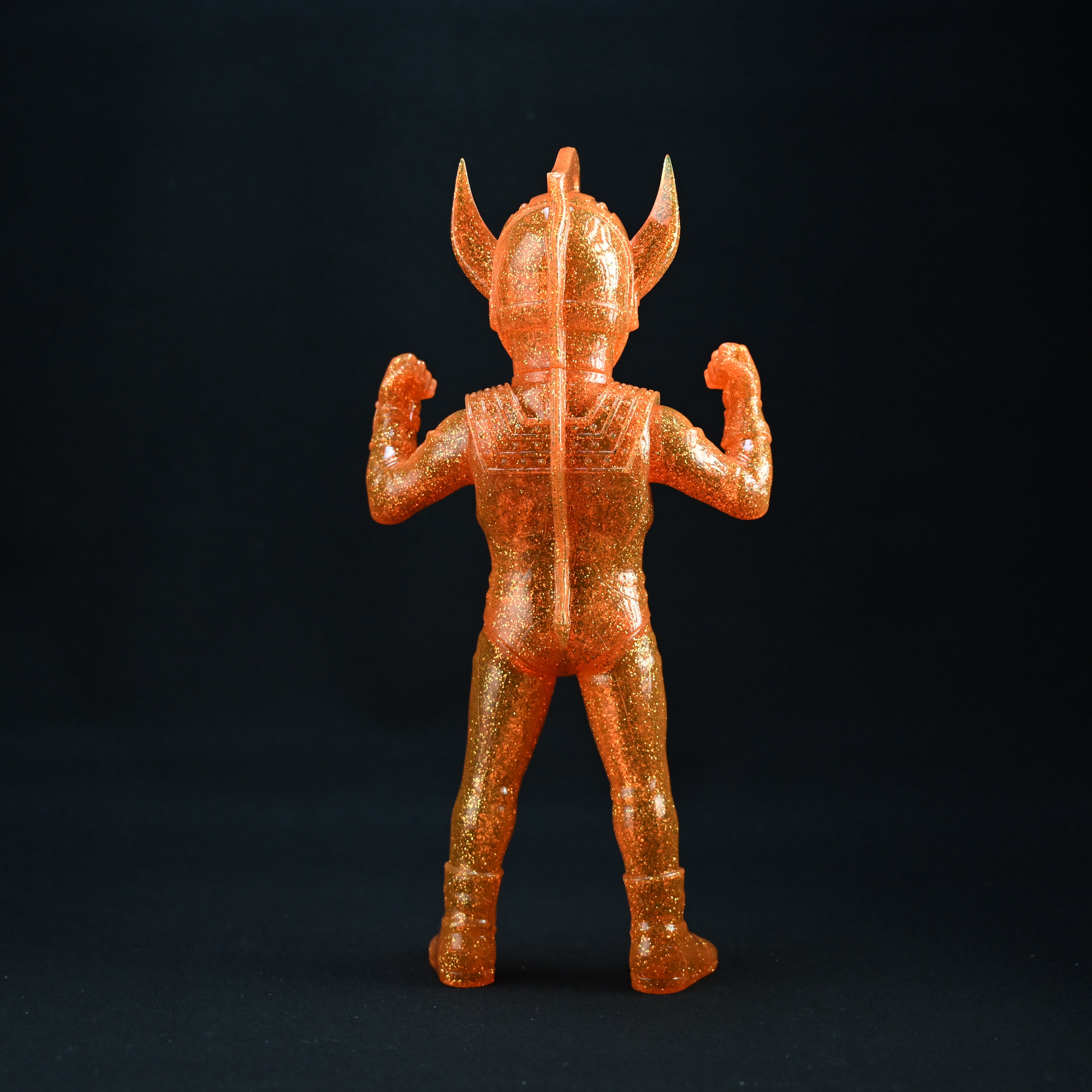 ULTRAMAN TARO Orange Gold Glitter Ultra Dynamite Version