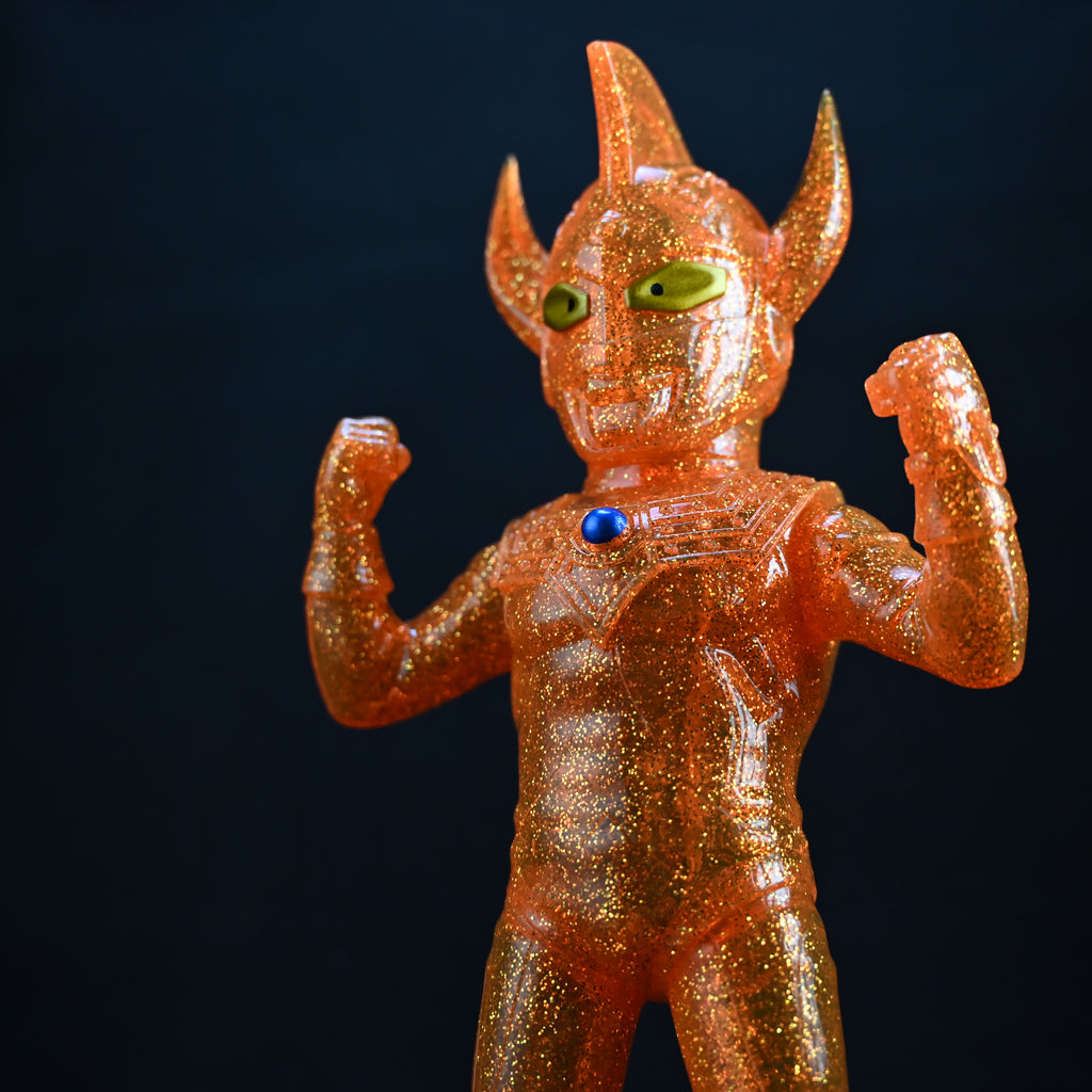 ULTRAMAN TARO Orange Gold Glitter Ultra Dynamite Version